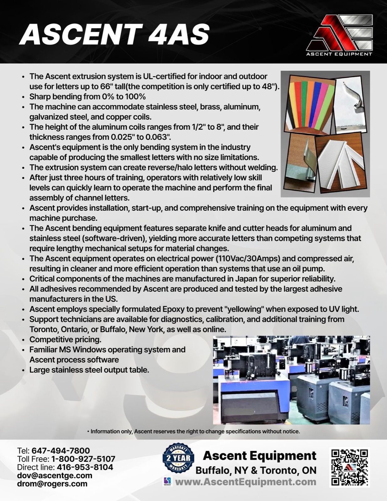 Ascent-4AS spec sheet — page 2