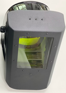 Laser-safety welding helmet