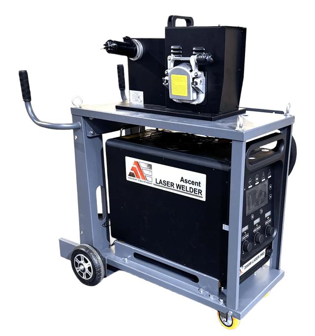 Ascent 2000W handheld fiber laser welder for production welding